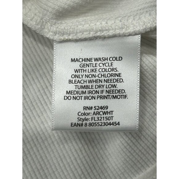 Faded Glory Ribbed Scoop Neck Sleeveless Tank Top White Sz XL Everyday Wear NWT - Picture 5 of 9